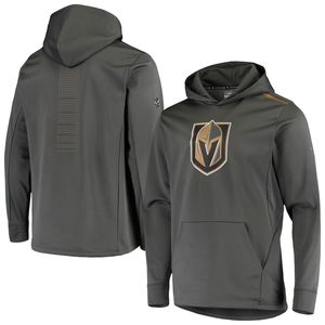 Vegas Golden Knights Fanatics Branded Gray Rink Pullover Hoodie